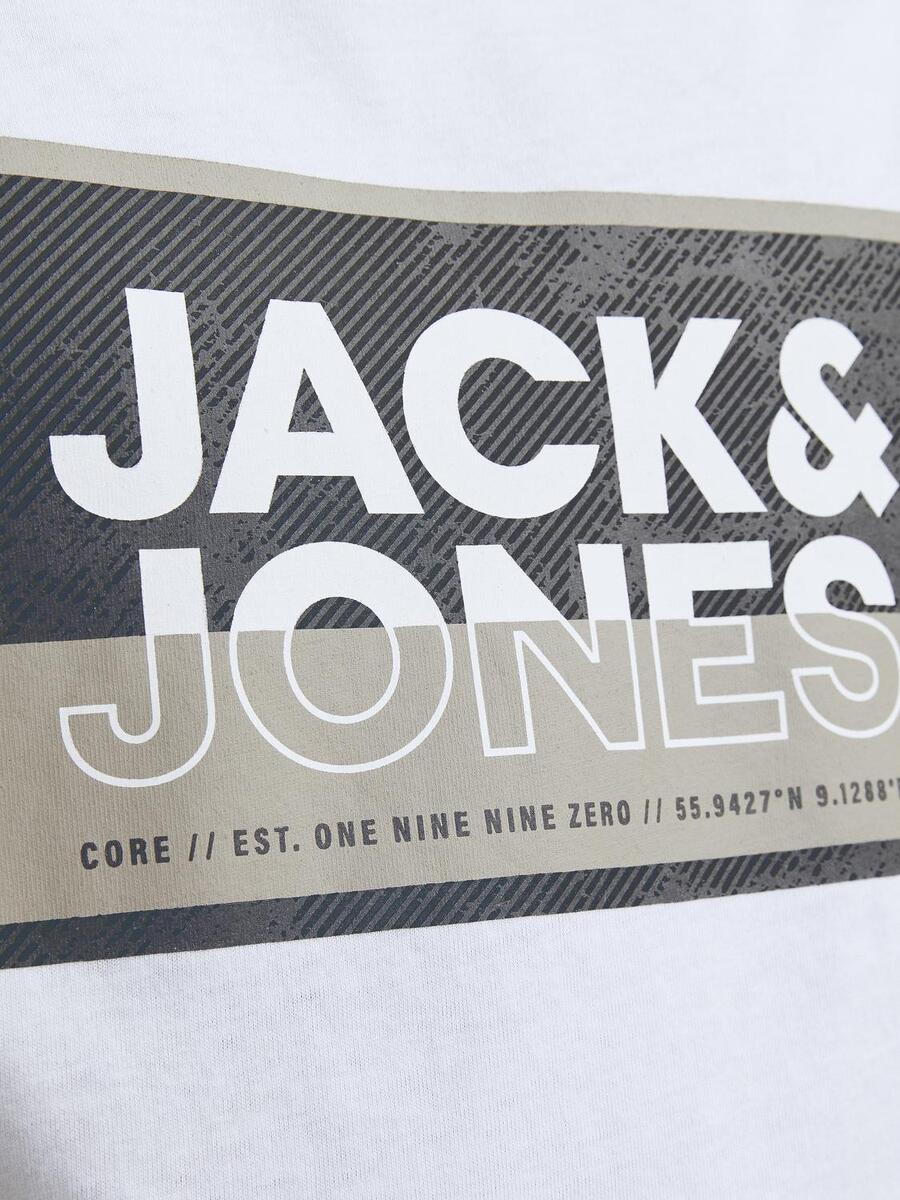 T-shirt van het merk Jack & Jones Junior in het Wit