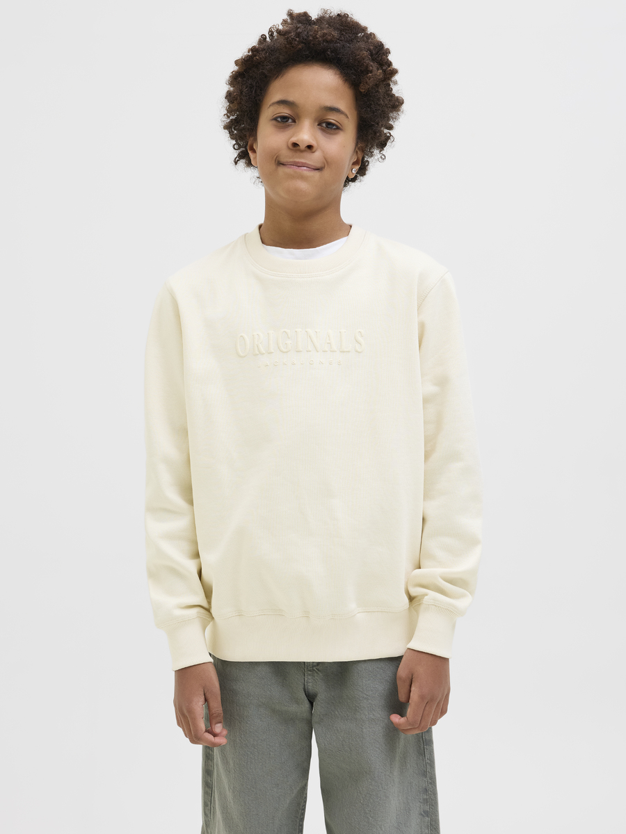 Sweater van het merk Jack & Jones Junior in het Geel