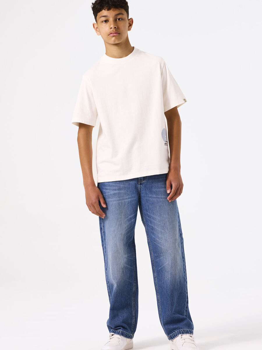 T-shirt van het merk Garcia in het Ecru