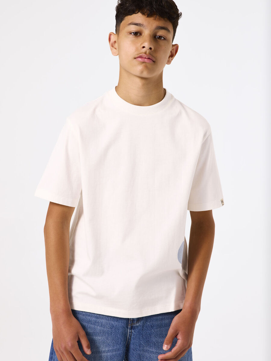 T-shirt van het merk Garcia in het Ecru