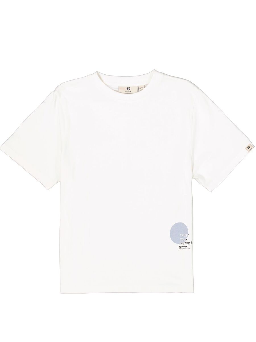 T-shirt van het merk Garcia in het Ecru