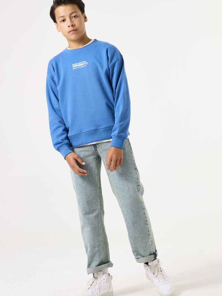 Sweater van het merk Garcia in het Blauw