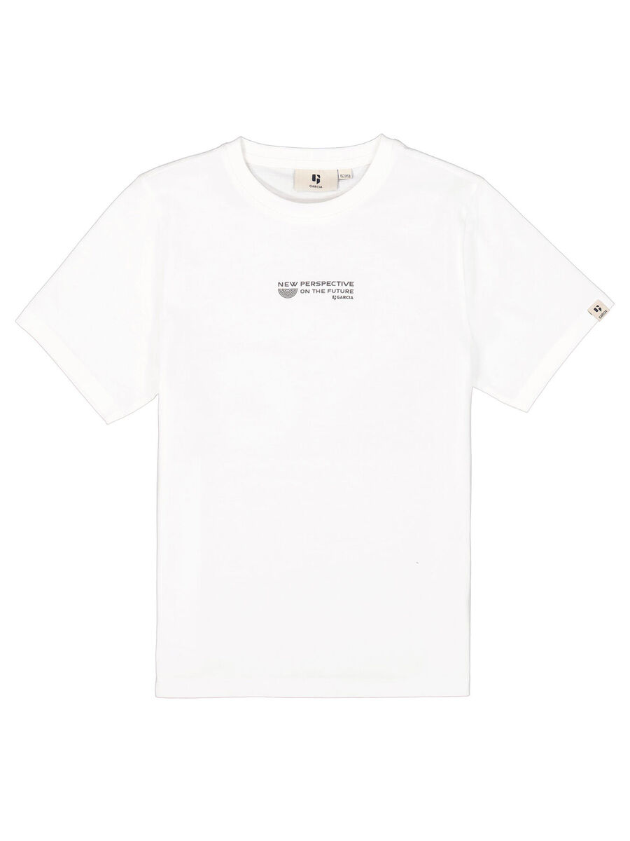T-shirt van het merk Garcia in het Ecru