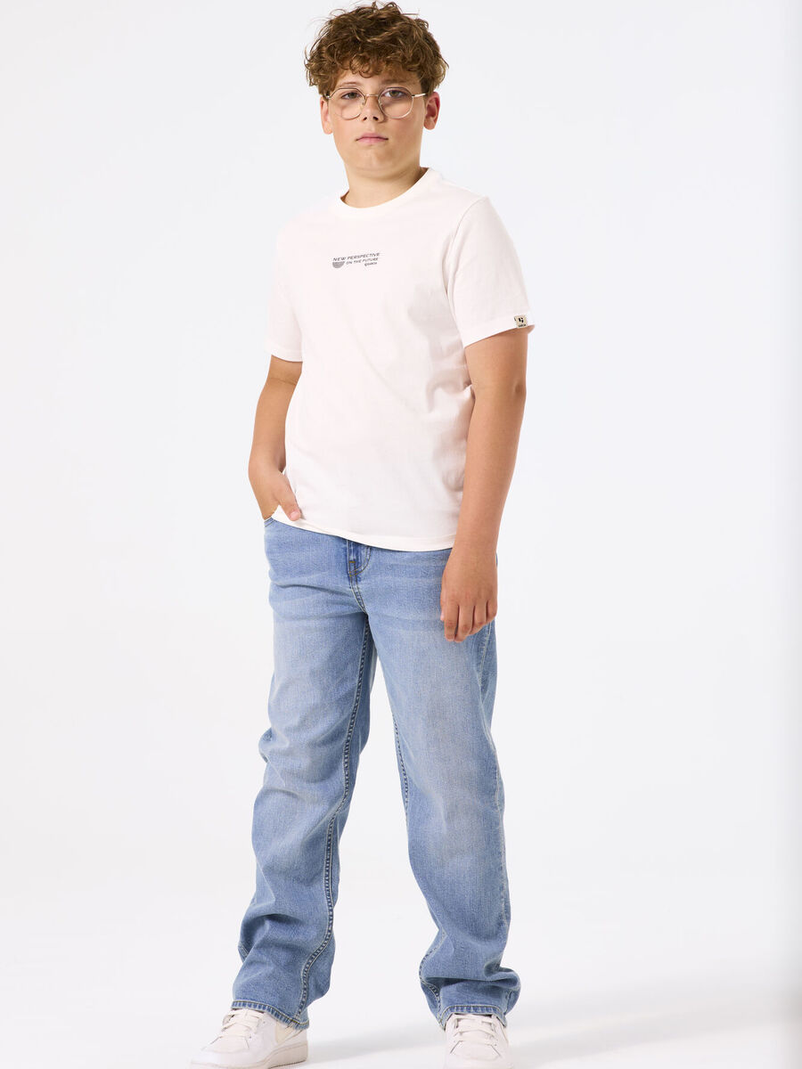 T-shirt van het merk Garcia in het Ecru