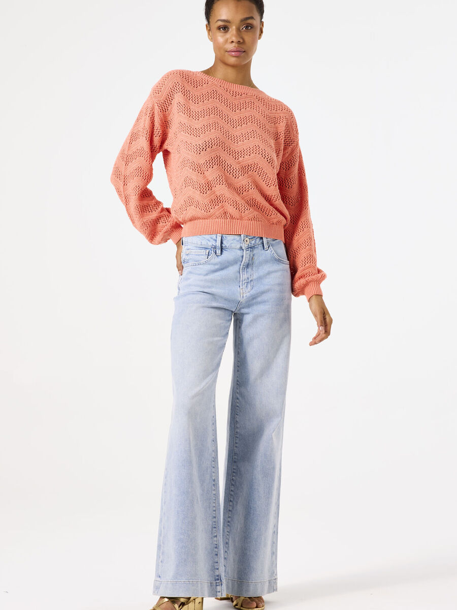 Pull van het merk Garcia in het Oranje