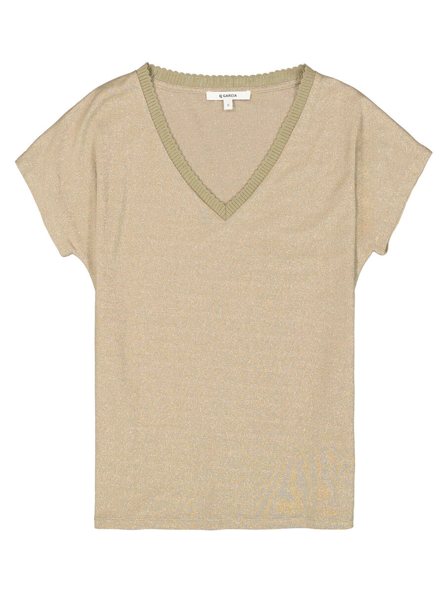 T-shirt van het merk Garcia in het Beige
