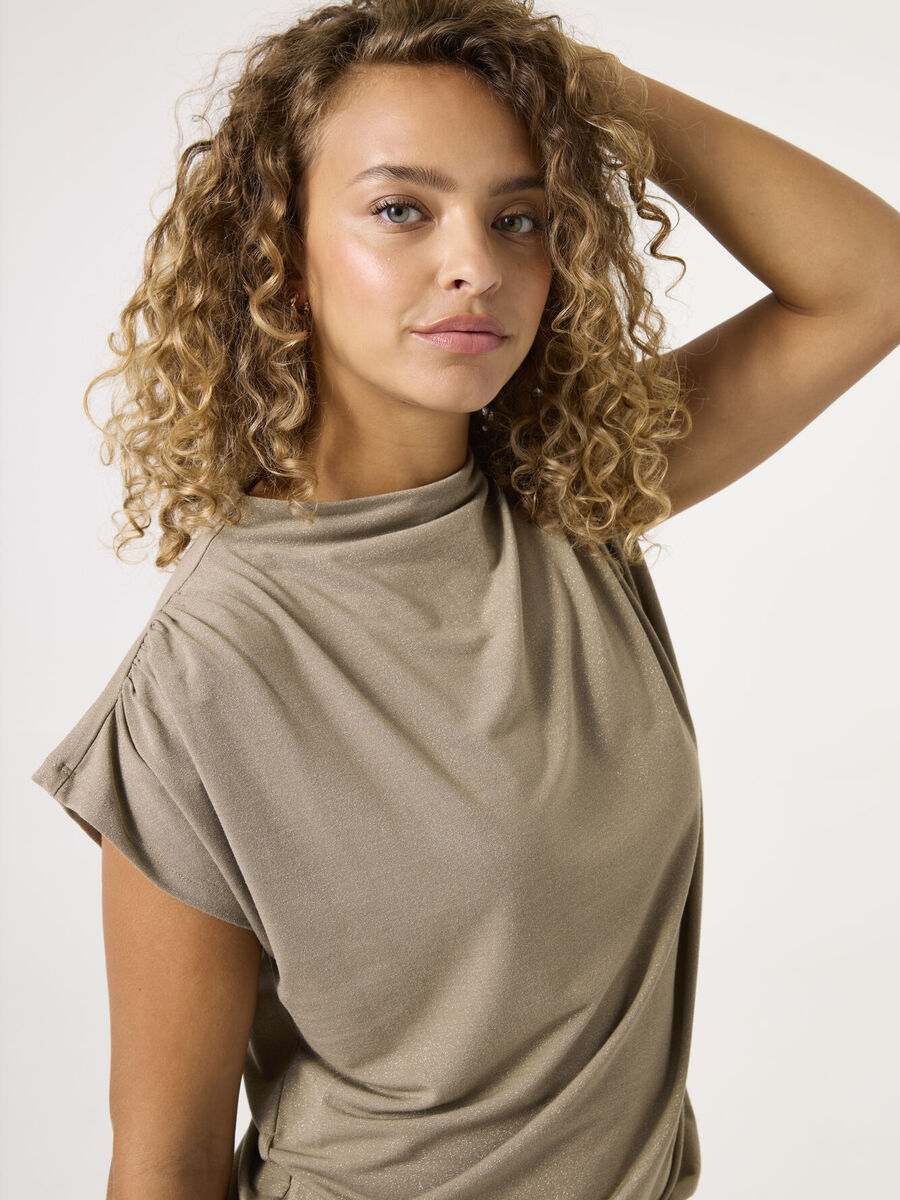 T-shirt van het merk Garcia in het Beige