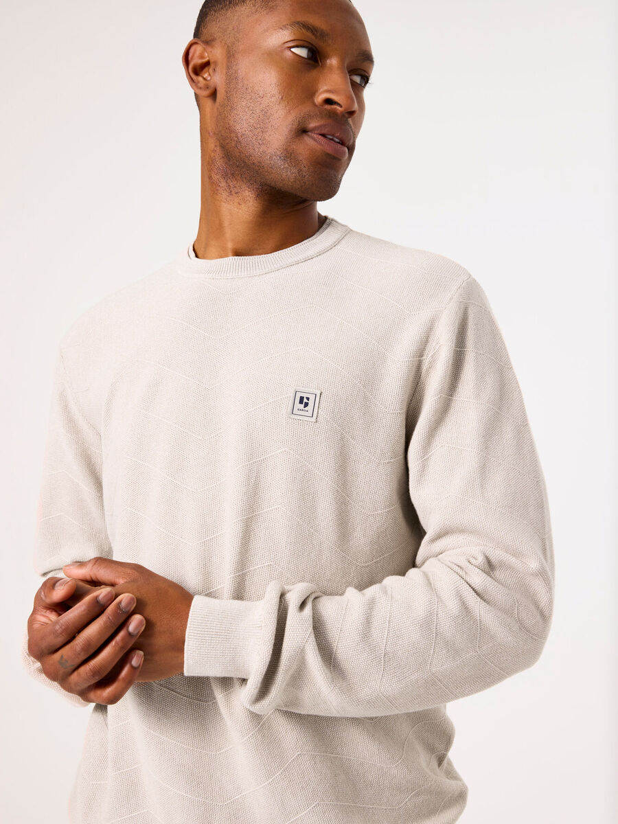 Pull van het merk Garcia in het Beige