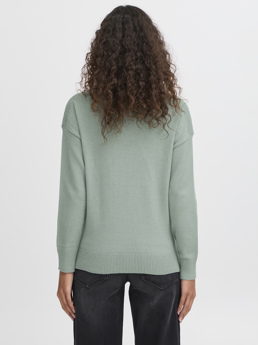 Pull van het merk Ichi in het Groen