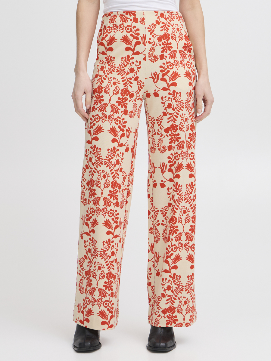 Broek van het merk Ichi in het Rood