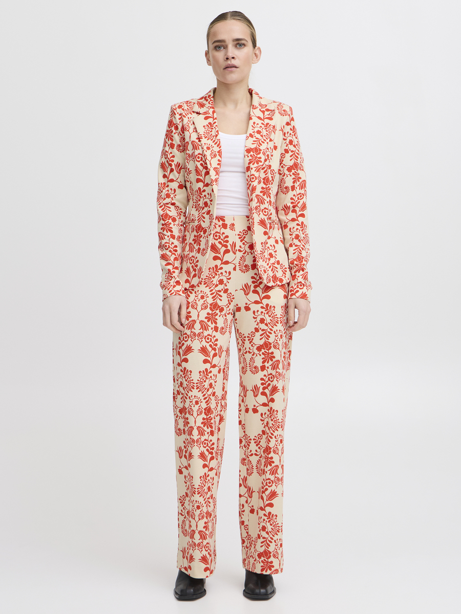 Broek van het merk Ichi in het Rood