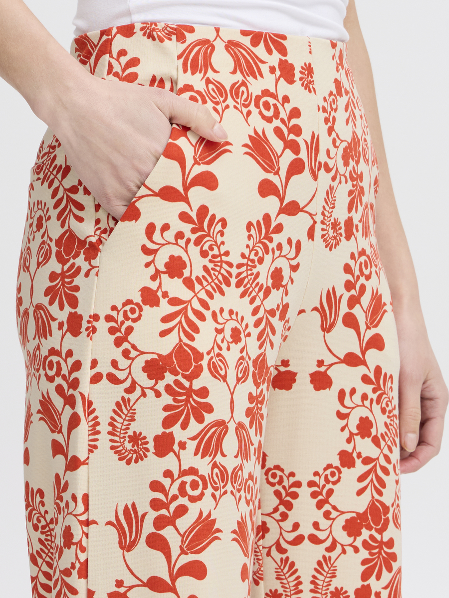 Broek van het merk Ichi in het Rood