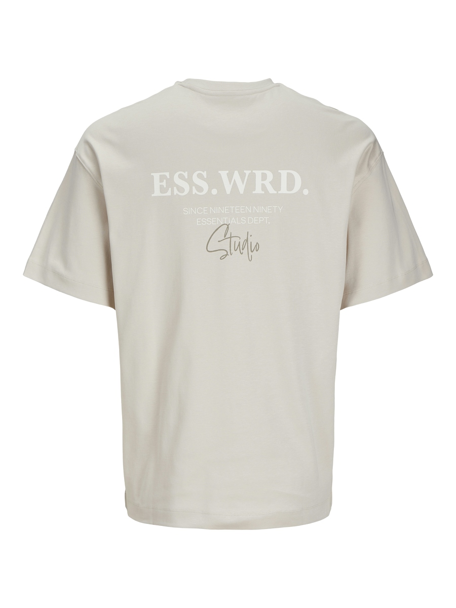 T-shirt van het merk Jack & Jones in het Ecru