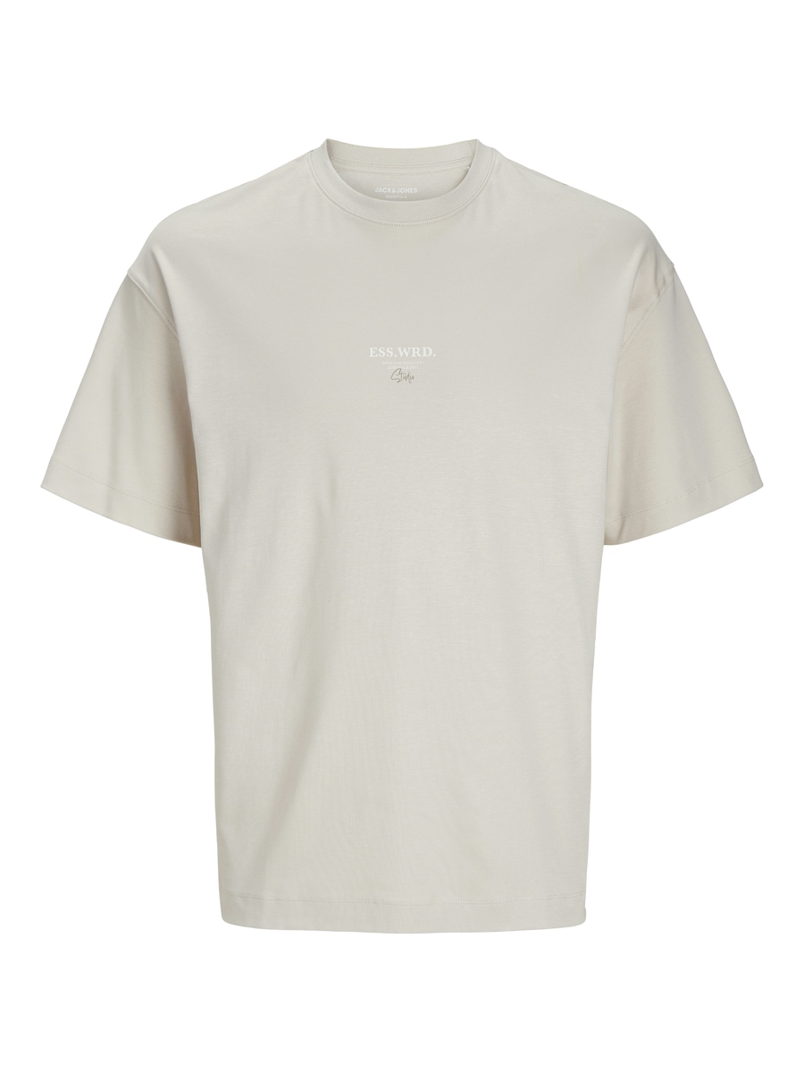 T-shirt van het merk Jack & Jones in het Ecru