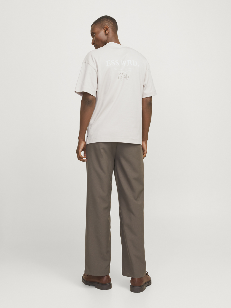 T-shirt van het merk Jack & Jones in het Ecru