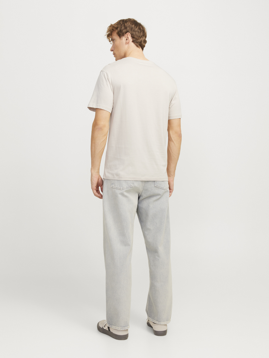 T-shirt van het merk Jack & Jones in het Ecru