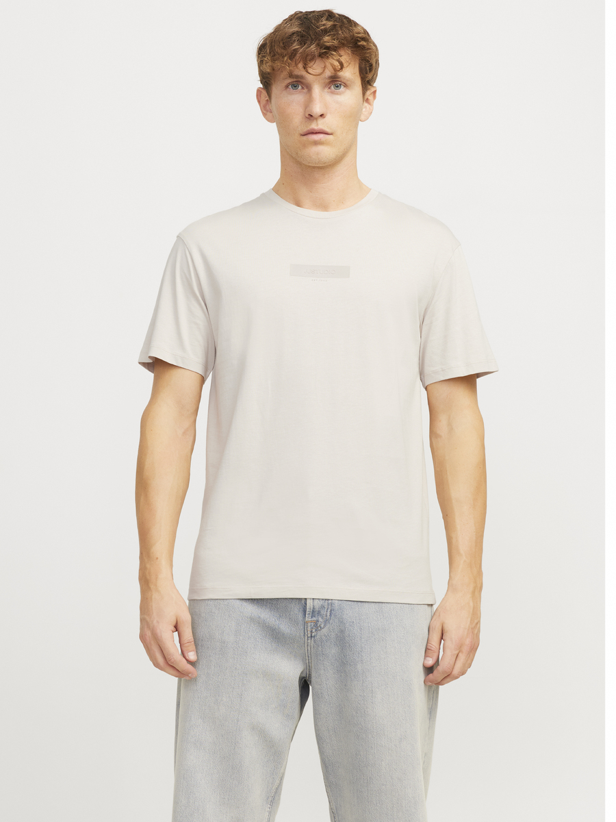 T-shirt van het merk Jack & Jones in het Ecru