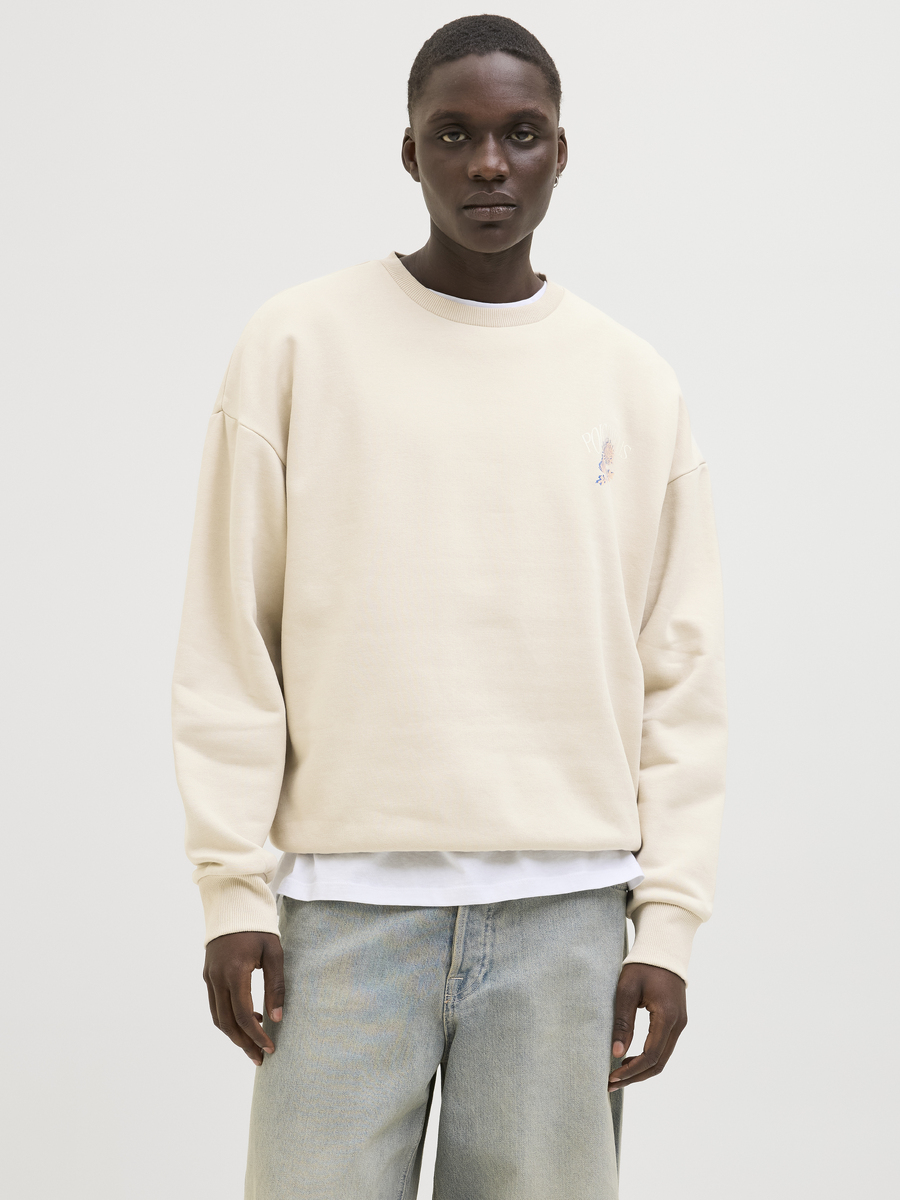 Sweater van het merk Jack & Jones in het Ecru