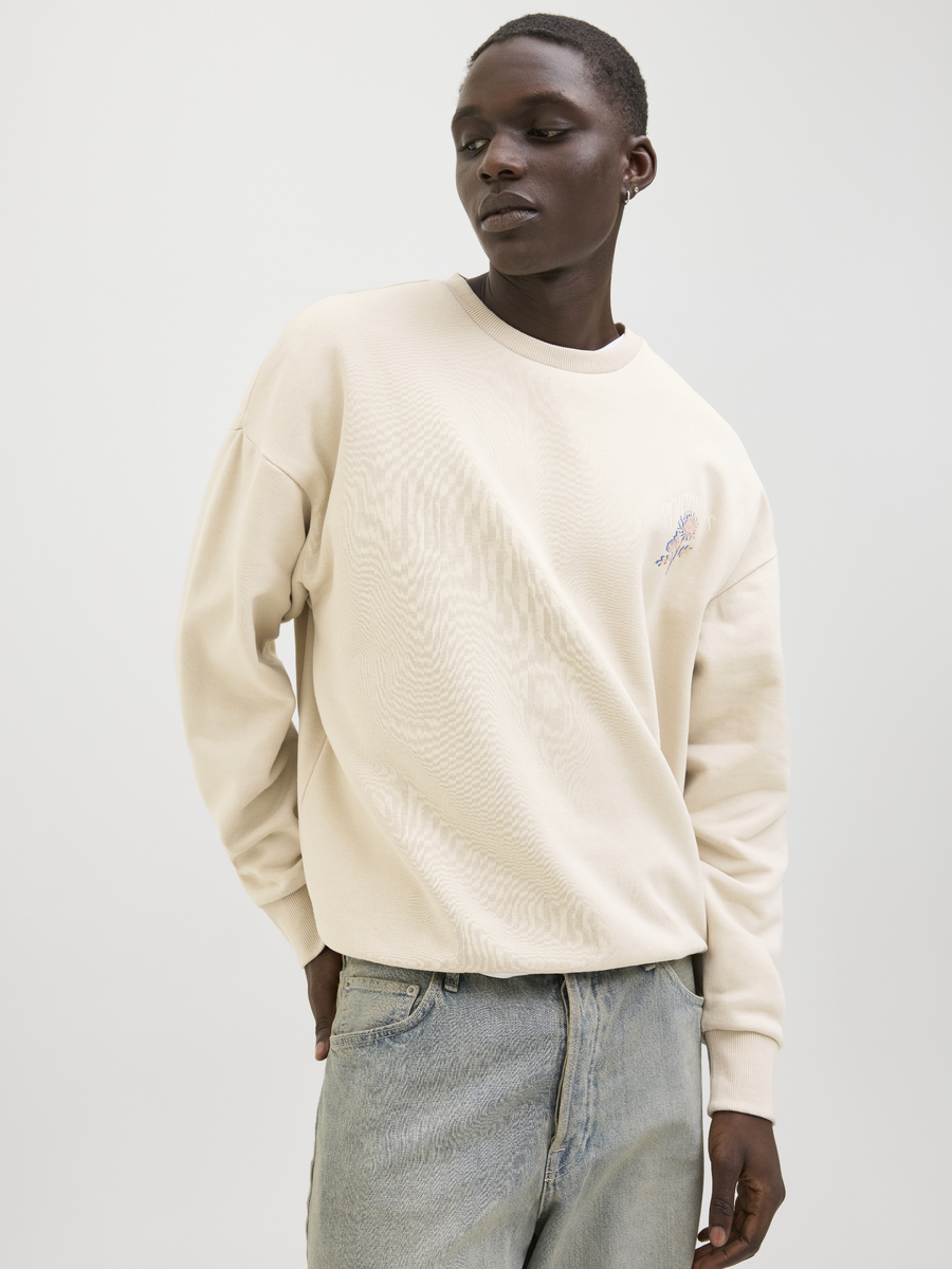 Sweater van het merk Jack & Jones in het Ecru
