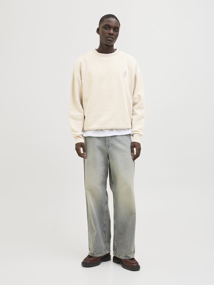 Sweater van het merk Jack & Jones in het Ecru