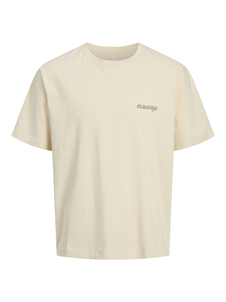 T-shirt van het merk Jack & Jones in het Ecru