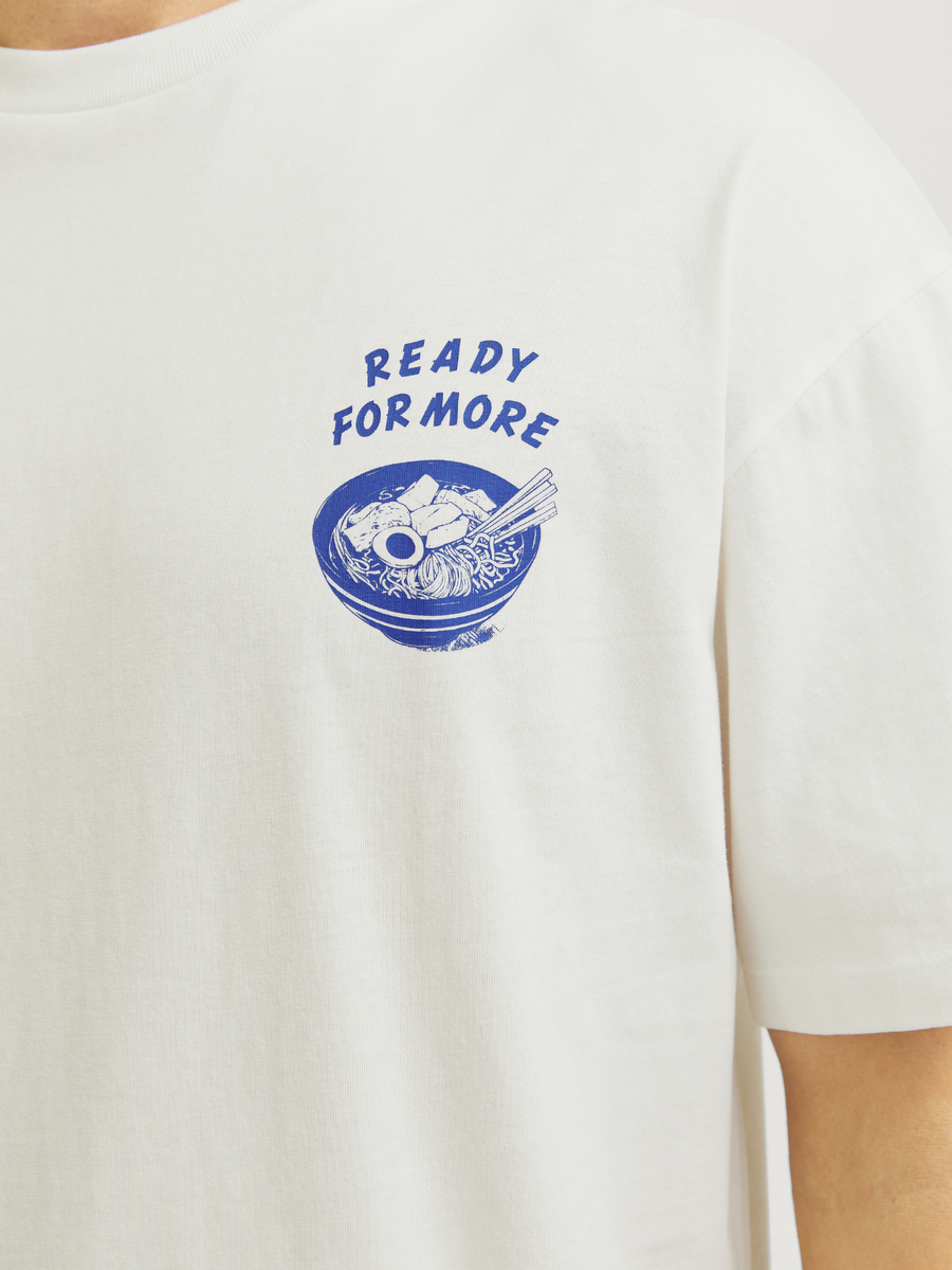 T-shirt van het merk Jack & Jones in het Ecru