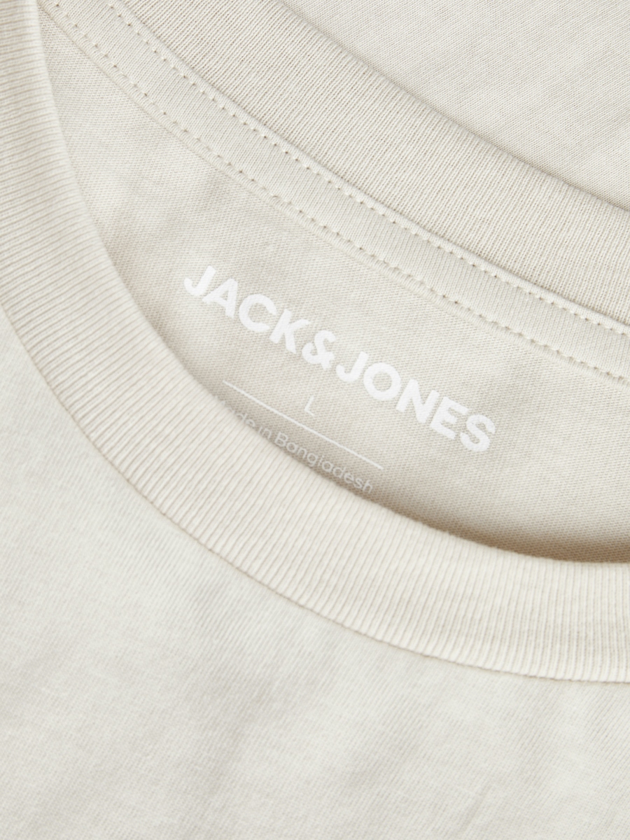 T-shirt van het merk Jack & Jones in het Ecru