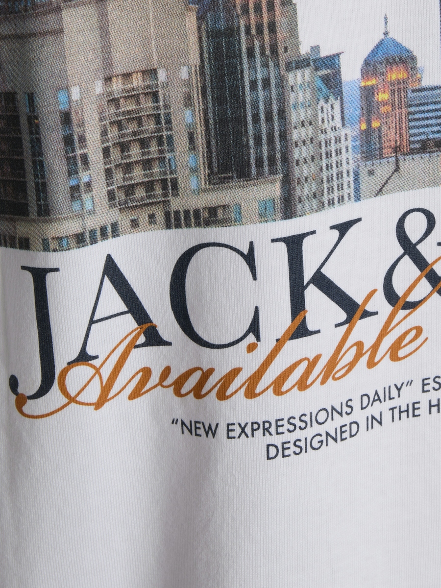 T-shirt van het merk Jack & Jones in het Wit