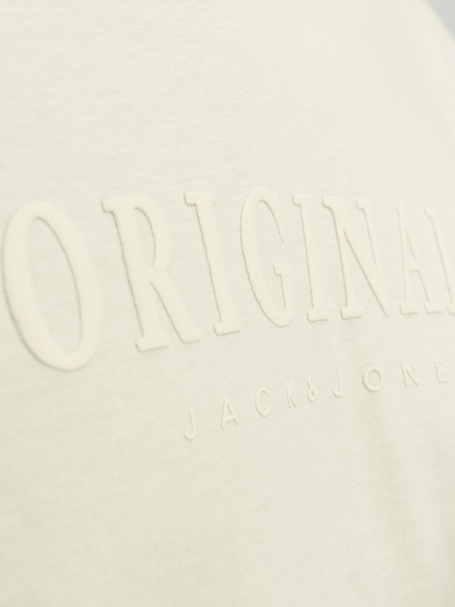 T-shirt van het merk Jack & Jones in het Ecru