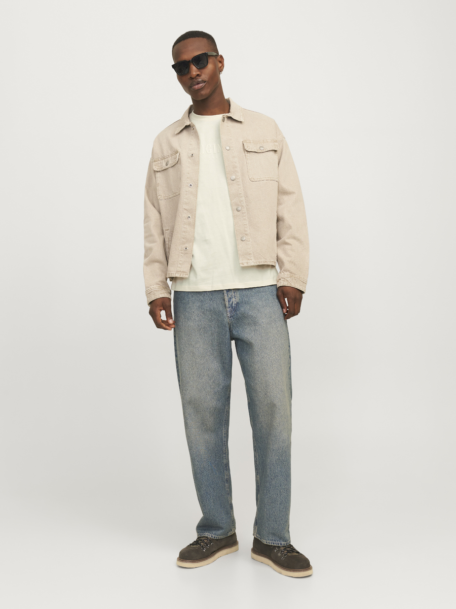 T-shirt van het merk Jack & Jones in het Ecru