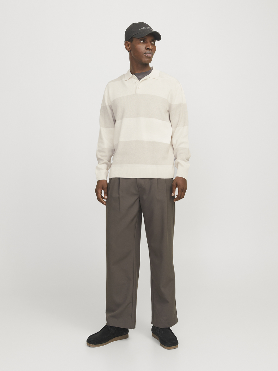 Polo van het merk Jack & Jones in het Ecru