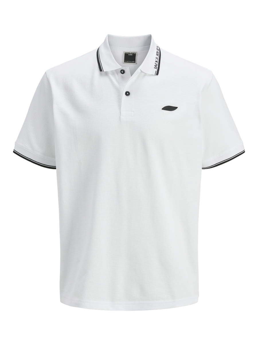 Polo van het merk Jack & Jones in het Wit