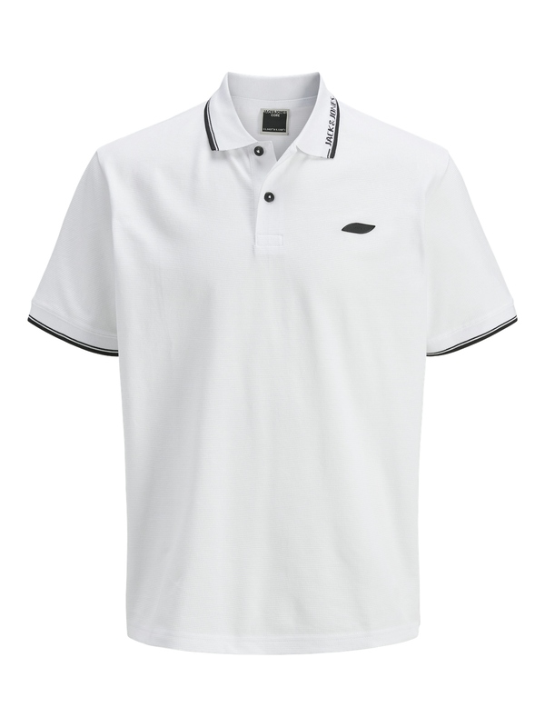 Polo van het merk Jack & Jones in het Wit
