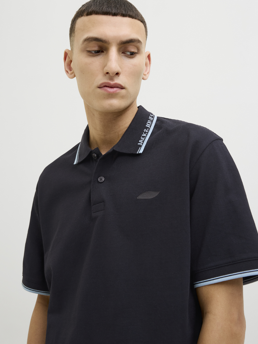 Polo van het merk Jack & Jones in het Zwart