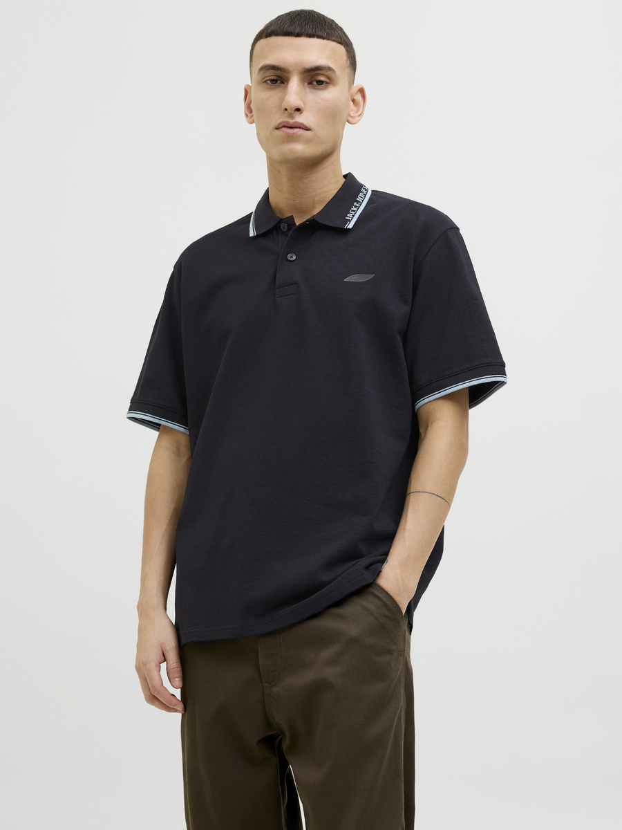 Polo van het merk Jack & Jones in het Zwart