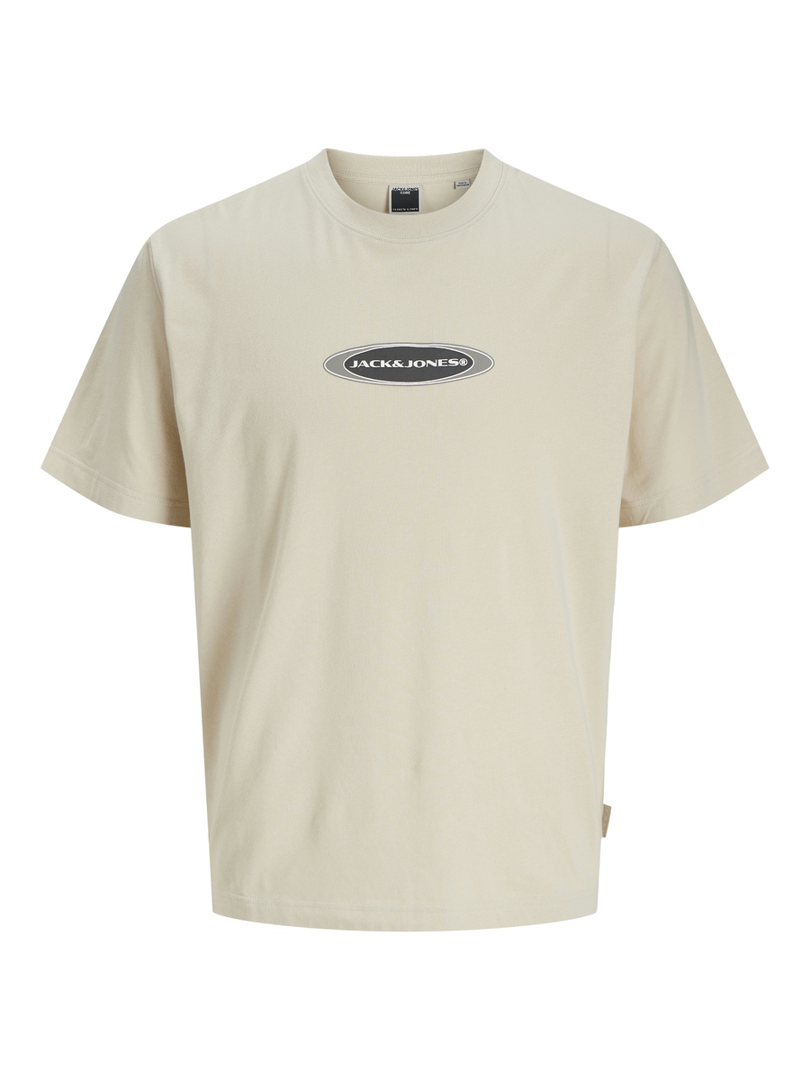 T-shirt van het merk Jack & Jones in het Ecru