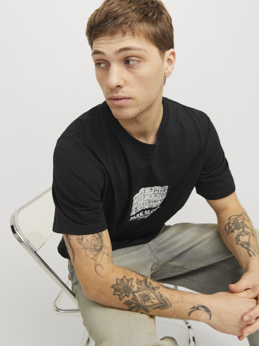 T-shirt van het merk Jack & Jones in het Zwart
