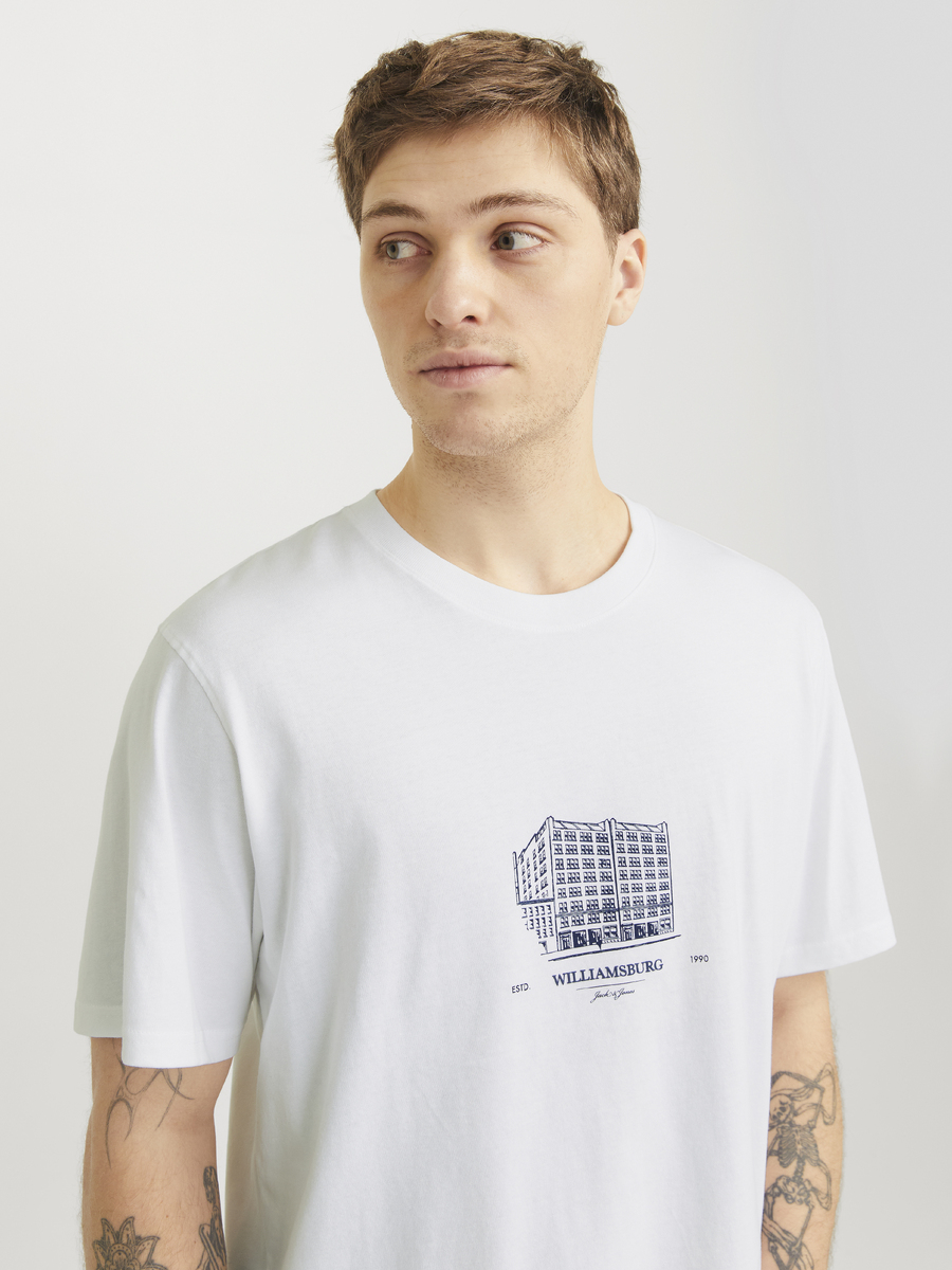 T-shirt van het merk Jack & Jones in het Wit