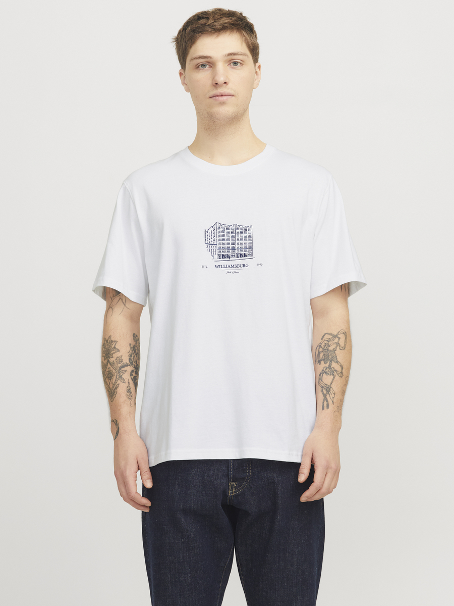 T-shirt van het merk Jack & Jones in het Wit