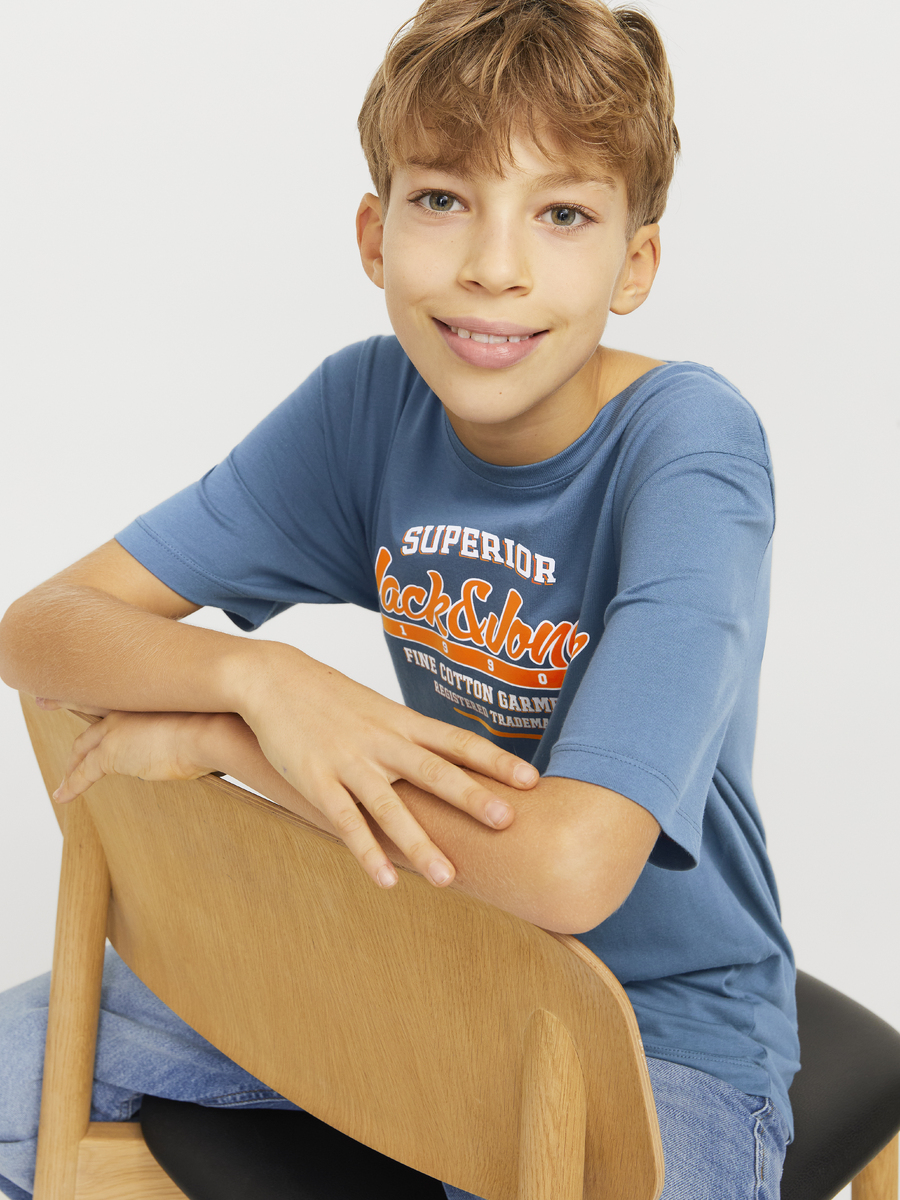 T-shirt van het merk Jack & Jones Junior in het Blauw