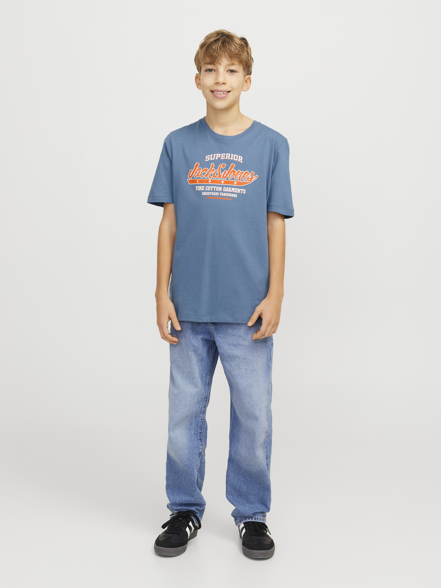 T-shirt van het merk Jack & Jones Junior in het Blauw