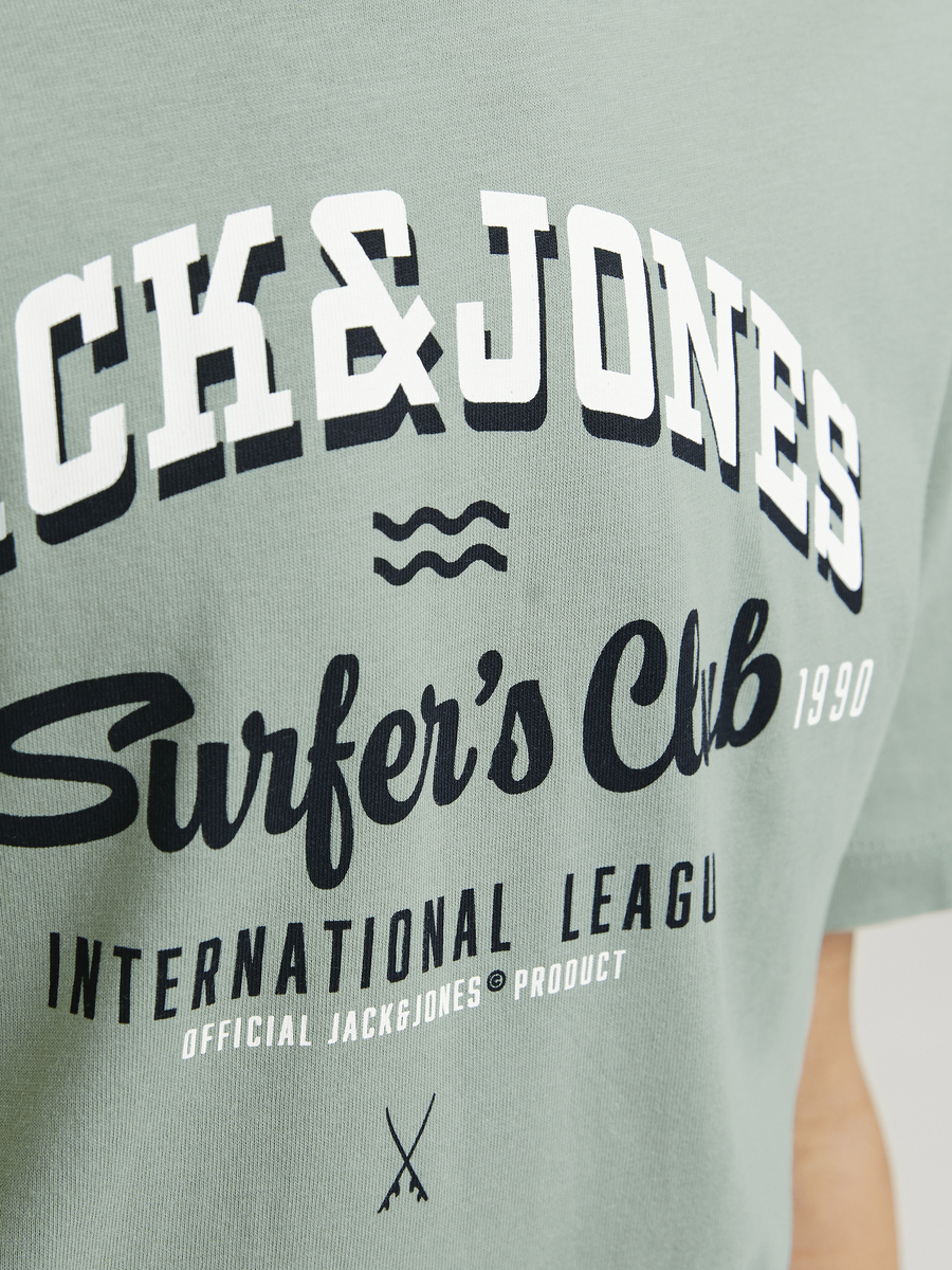 T-shirt van het merk Jack & Jones Junior in het Groen