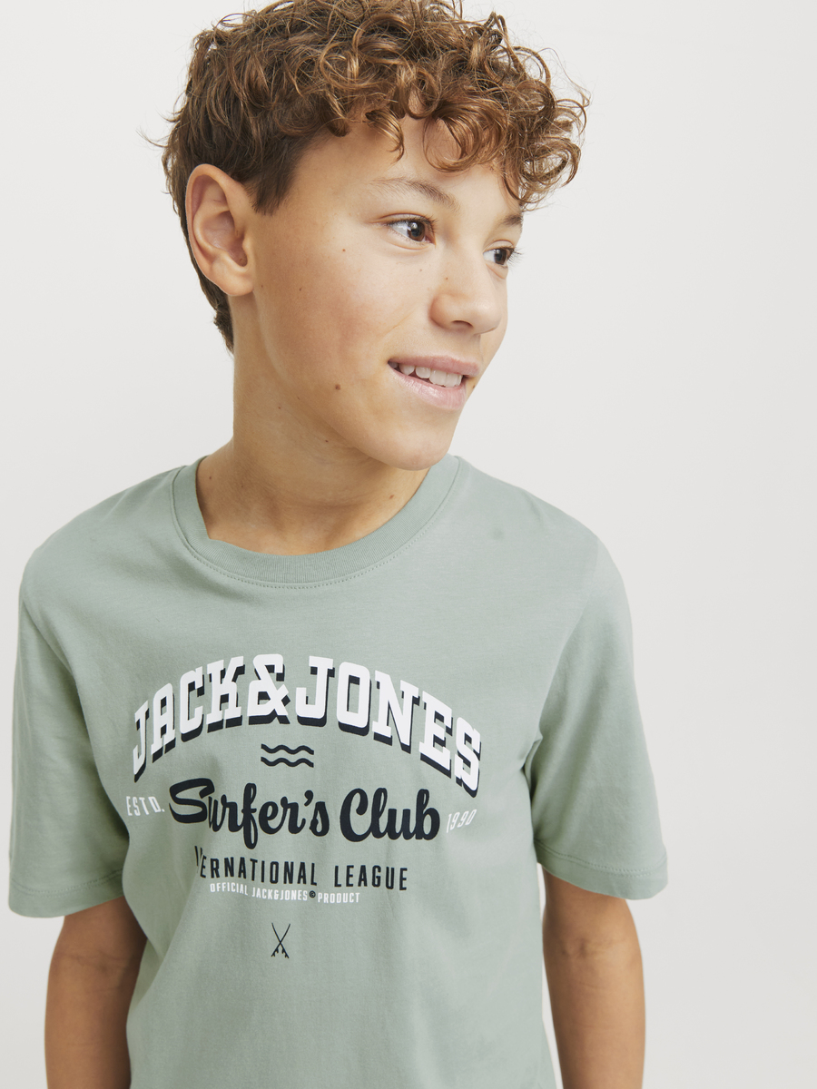 T-shirt van het merk Jack & Jones Junior in het Groen