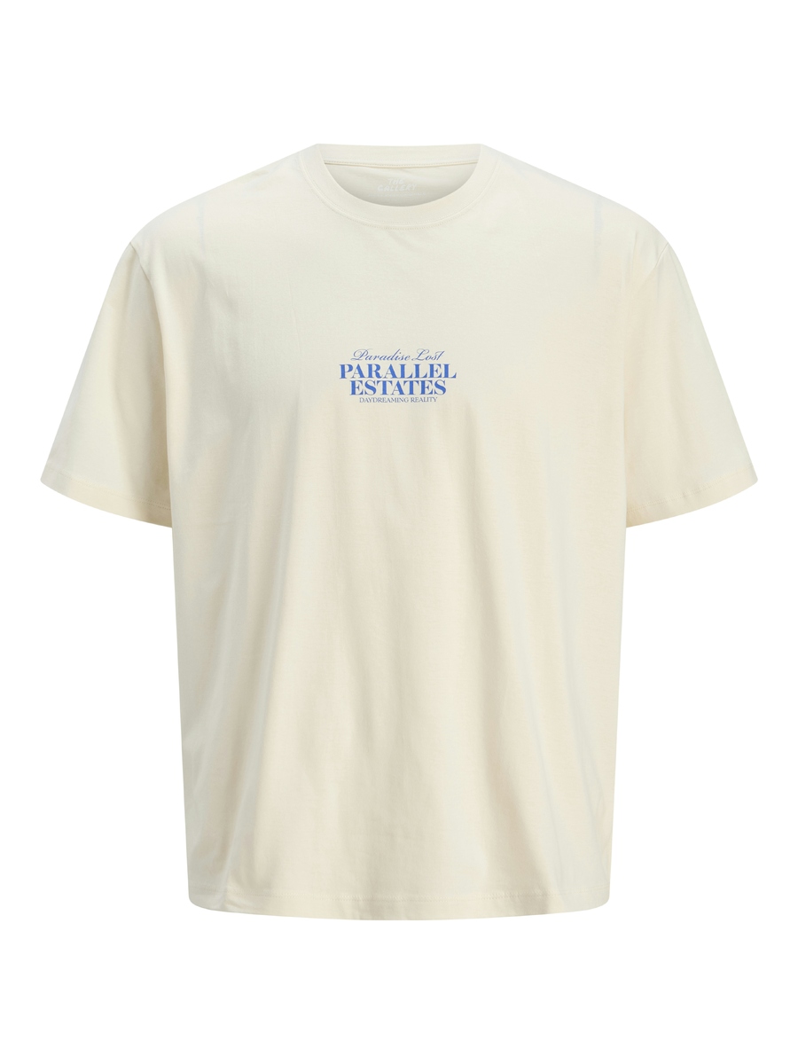 T-shirt van het merk Jack & Jones Junior in het Ecru