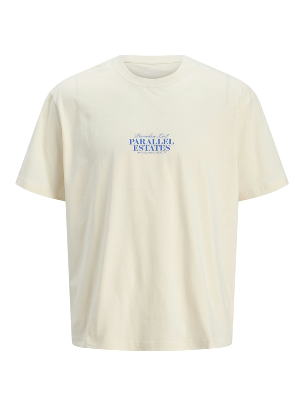 T-shirt van het merk Jack & Jones Junior in het Ecru
