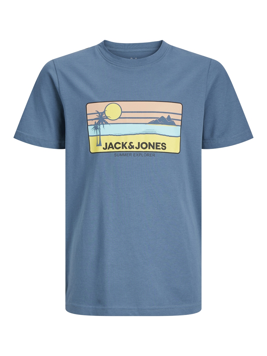 T-shirt van het merk Jack & Jones Junior in het Blauw