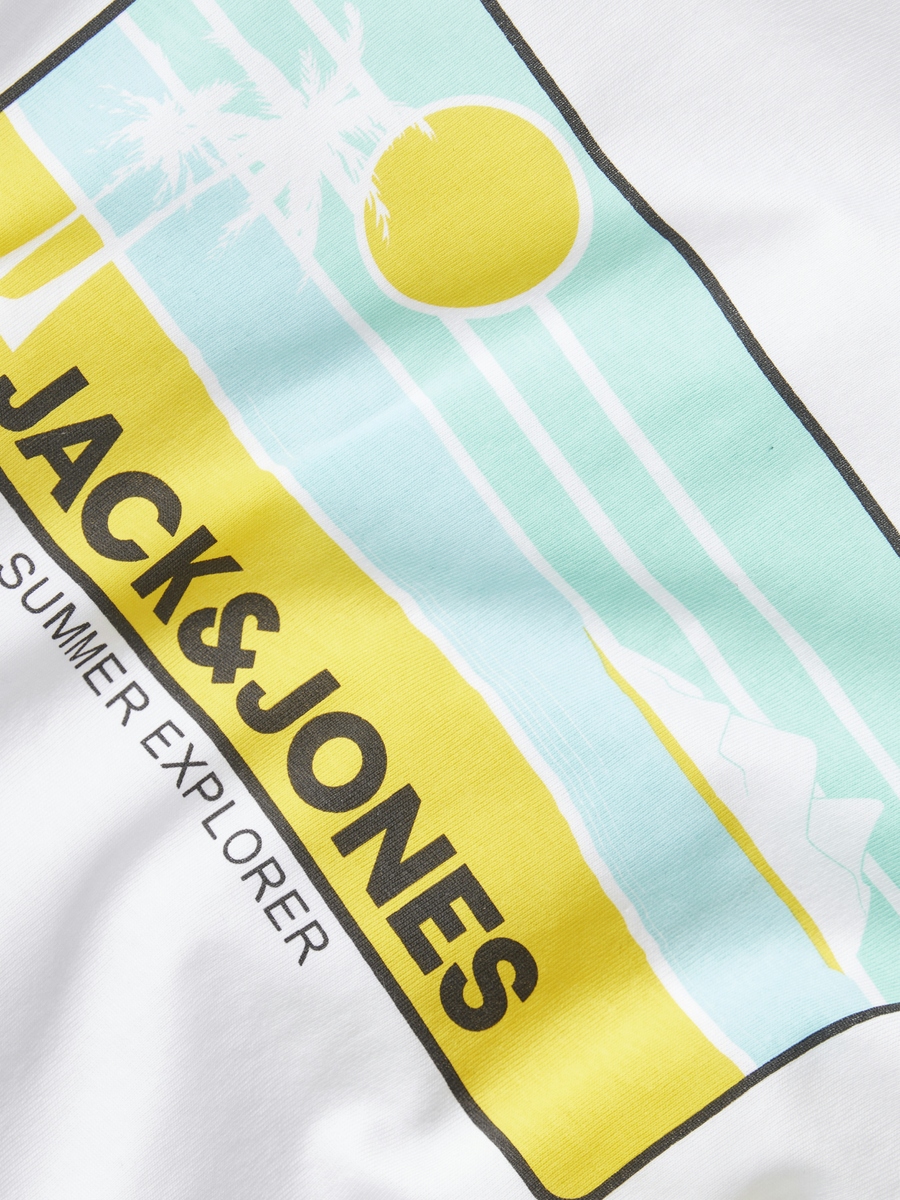 T-shirt van het merk Jack & Jones Junior in het Wit