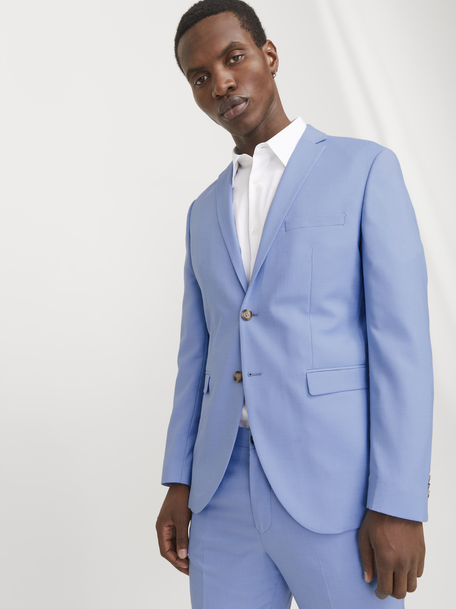 Blazer van het merk Jack & Jones Premium in het Blauw