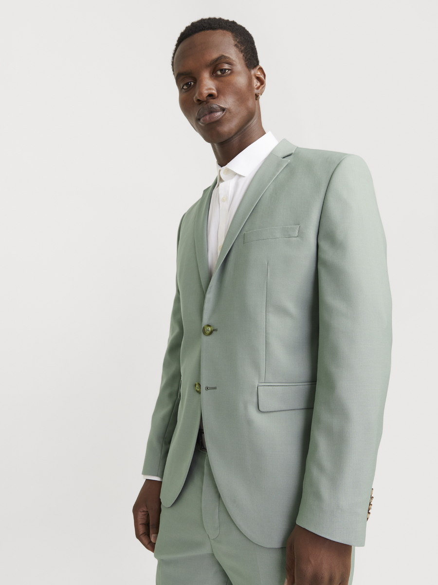 Blazer van het merk Jack & Jones Premium in het Groen