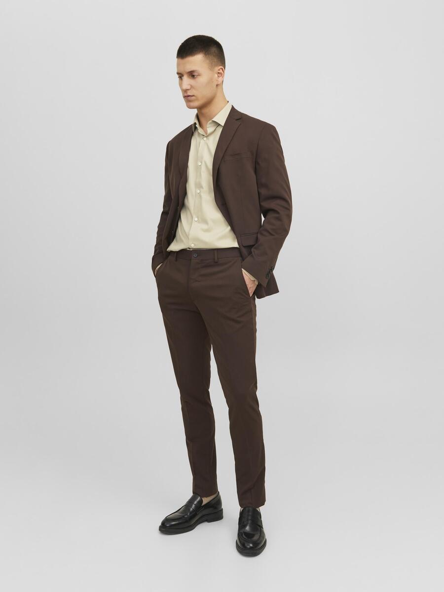 Hemd van het merk Jack & Jones Premium in het Beige